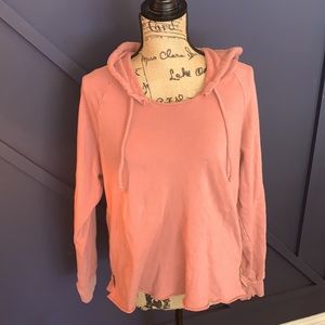 Michael Lauren soft red zip sweatshirt